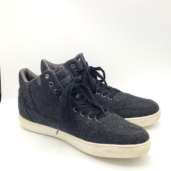 Guess GM Trippy 3 High Top gray men's size 12 - Picture 3 of 9